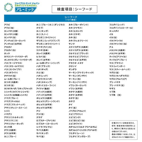 【人用】アレミッケ / 不耐性検査850項目＋