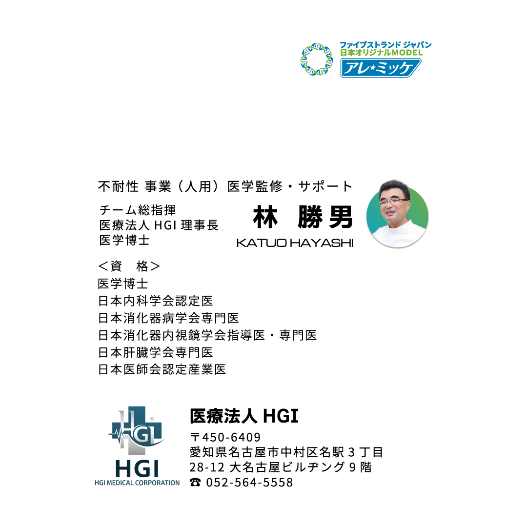 【人用】アレミッケ / 不耐性検査850項目＋