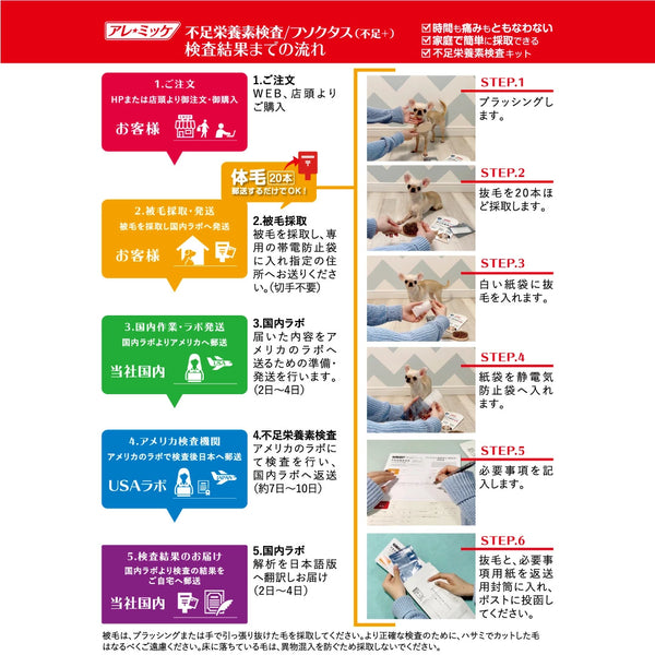 【犬猫用】アレミッケ / 不足栄養素検査